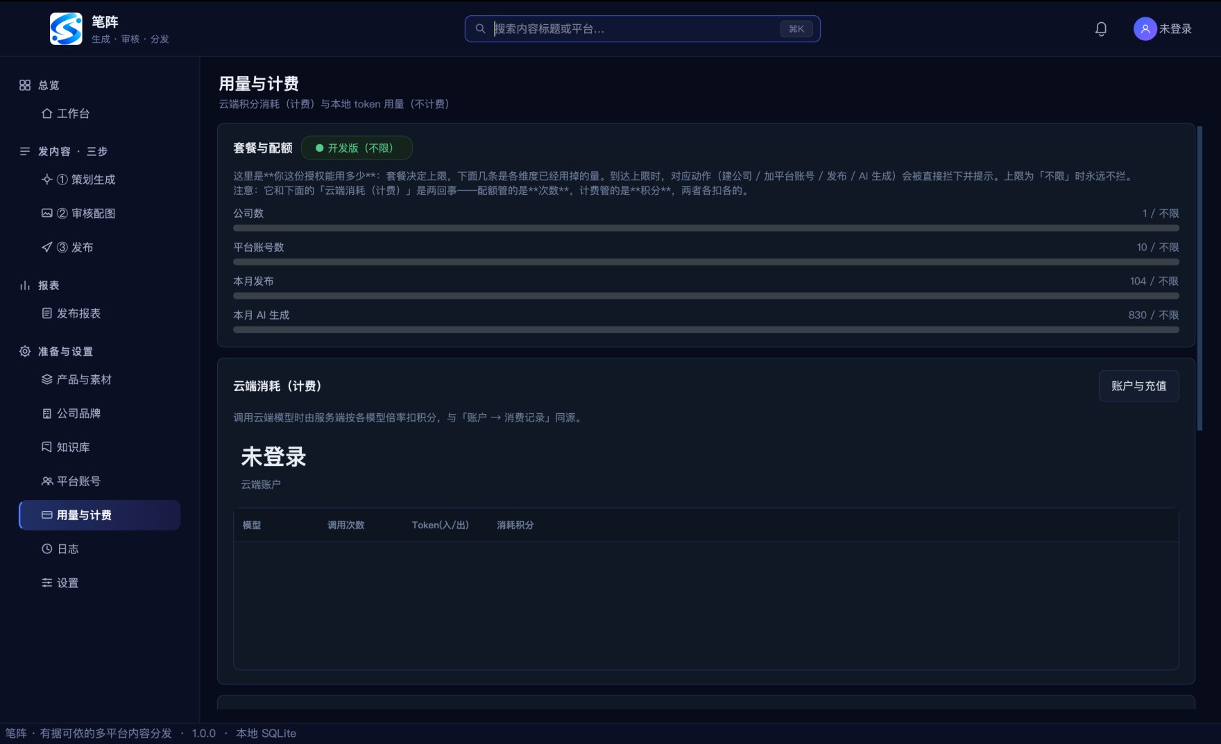 内容在你机器上,账号是你自己的。